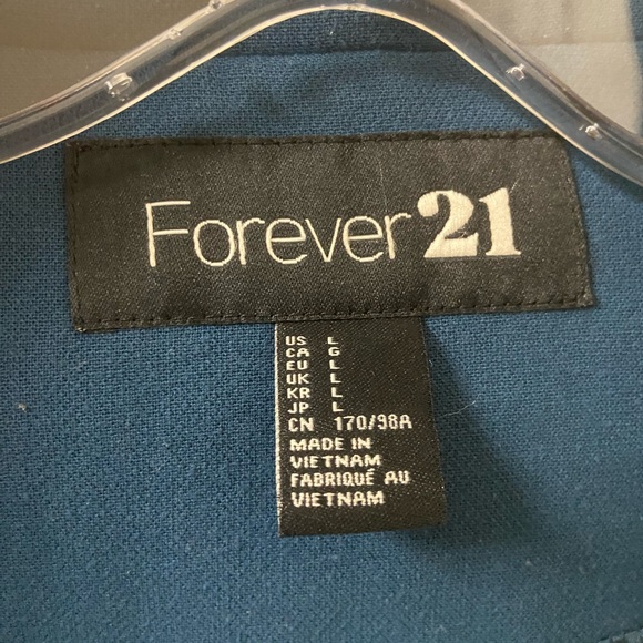 Jacket Forever 21 size L Amazing color Green and black - Picture 3 of 5